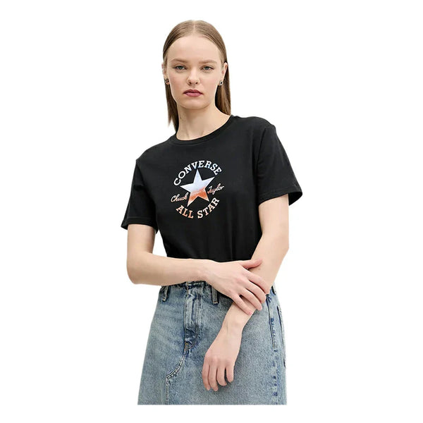 Converse WOMEN Black SS T-SHIRT | SKU : 10027385-A02