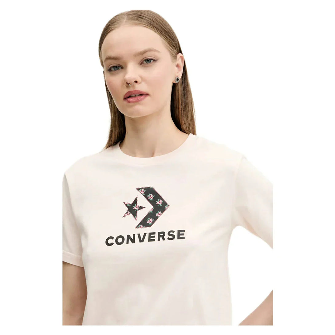 Converse WOMEN Pink SS T-SHIRT | SKU : 10027386-A02