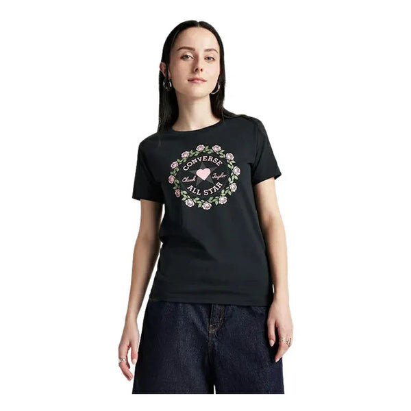 Converse WOMEN Black SS T-SHIRT | SKU : 10028307-A02