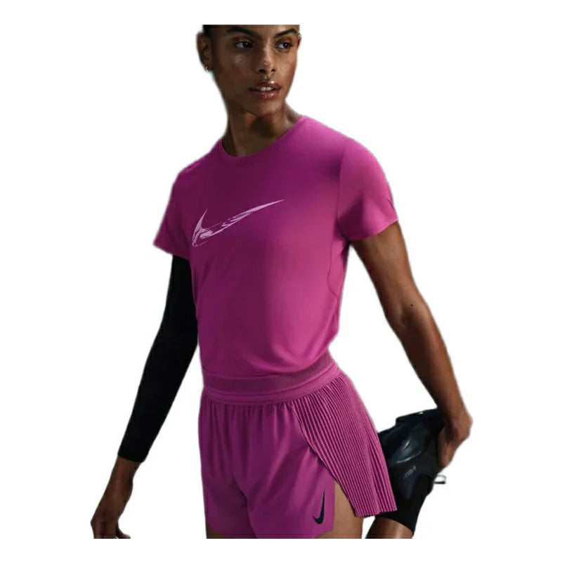Nike WOMEN Purple SS T-SHIRT | SKU : FV6373-518