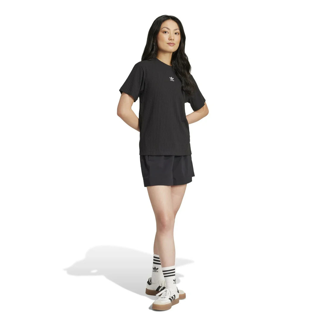 adidas TREFOIL ESSENTIALS-Black TOPS & T SHIRTS | SKU : JD1495