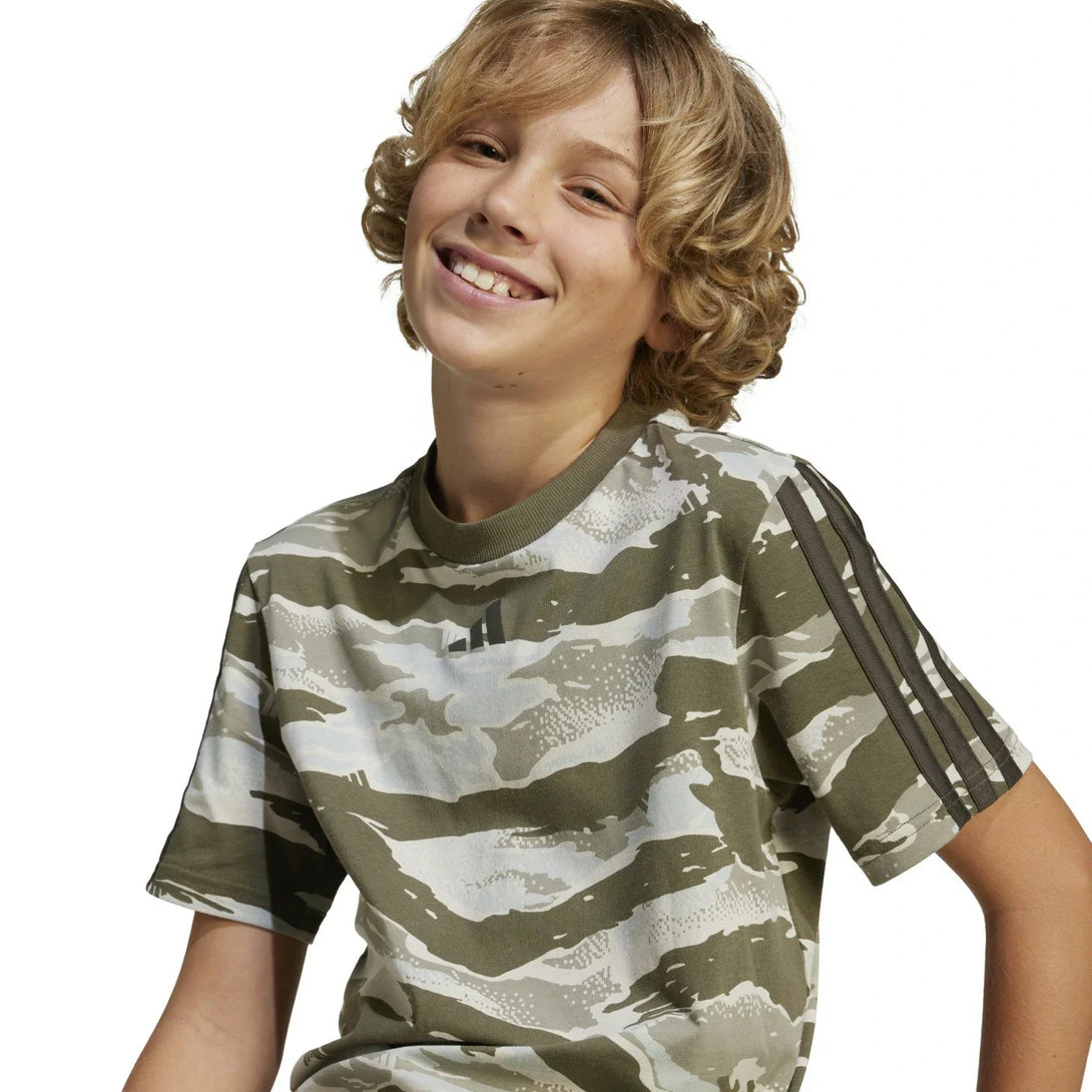 adidas ESSENTIALS-Green TOPS & T SHIRTS | SKU : JI6191