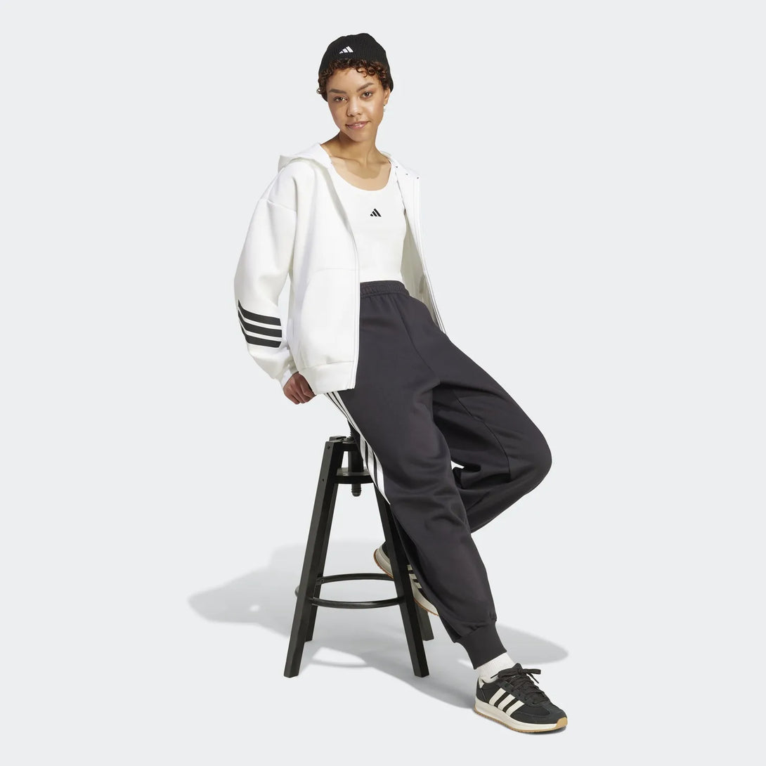 adidas WOMEN White HOODED TRACK TOP | SKU : JW7803
