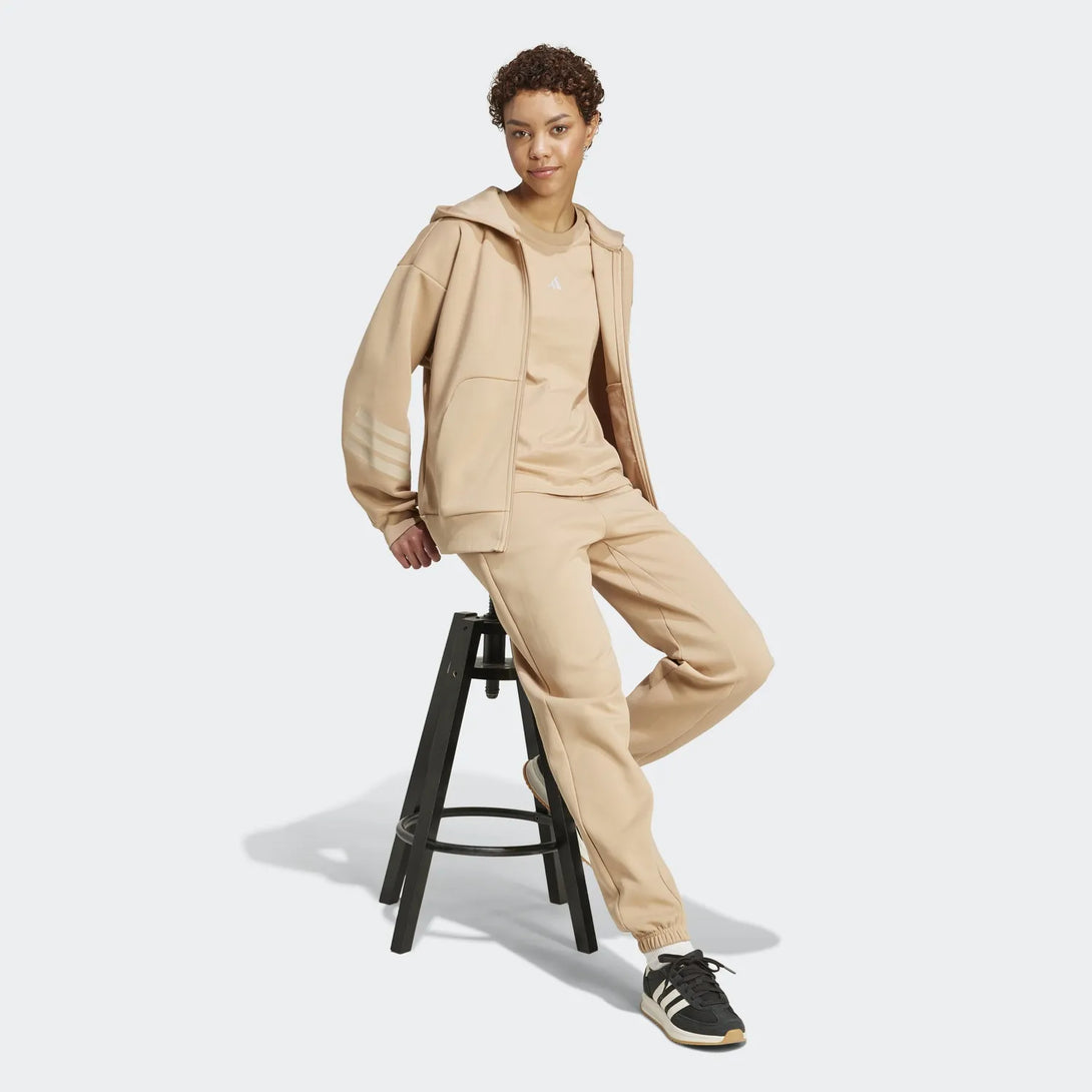 adidas WOMEN Brown HOODED TRACK TOP | SKU : JW7806