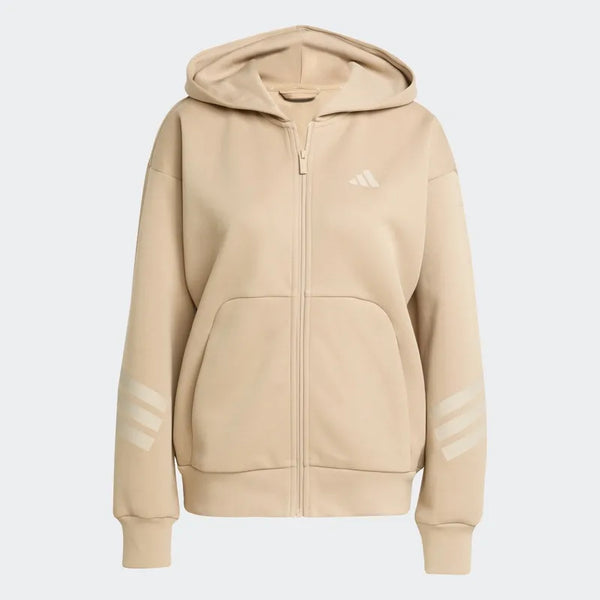 adidas WOMEN Brown HOODED TRACK TOP | SKU : JW7806