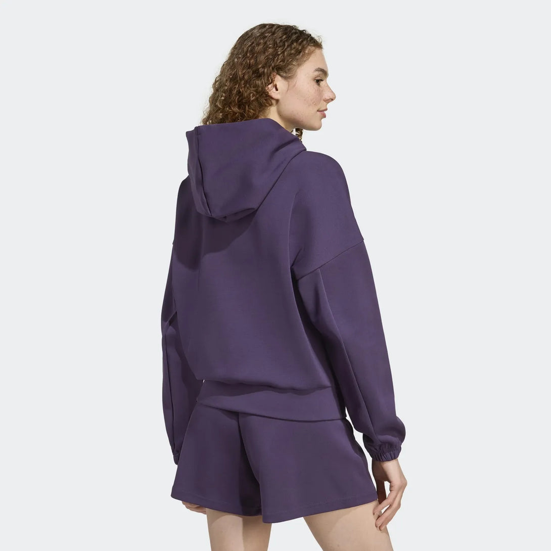 adidas WOMEN Purple HOODED TRACK TOP | SKU : JX0441